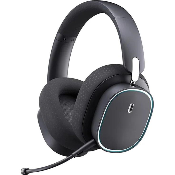Baseus AeQur GH02, Kabellose Gaming-Kopfhörer mit Bluetooth V5.3 und RGB-Lichtern, Schwarz