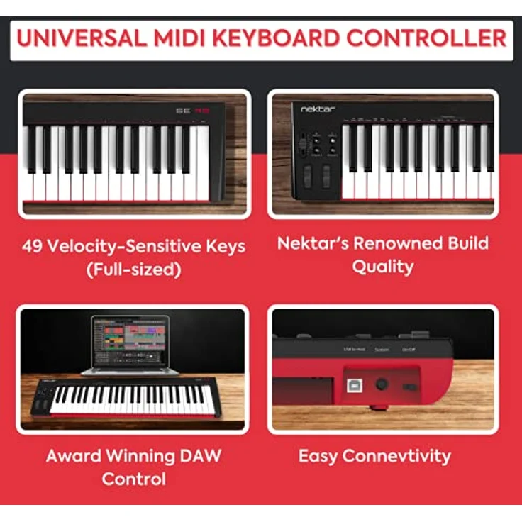 Nektar SE49 USB MIDI Keyboard Controller with Nektar DAW Integration – Bild 3