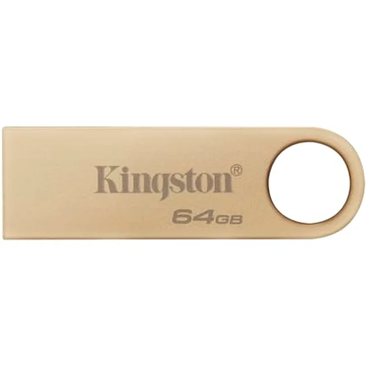 Kingston DataTraveler SE9 Gen 3 - 64GB - 220MB/s beim Lesen - Metall - USB-Stick 3.2 Gen 1 -Gold – Bild 1