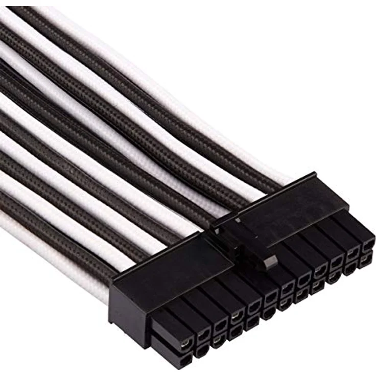 Corsair Premium individually sleeved starter kit (Type 4, Generation 4) - Stromkabelkit - Schwarz, weiß (CP-8920220) – Bild 3