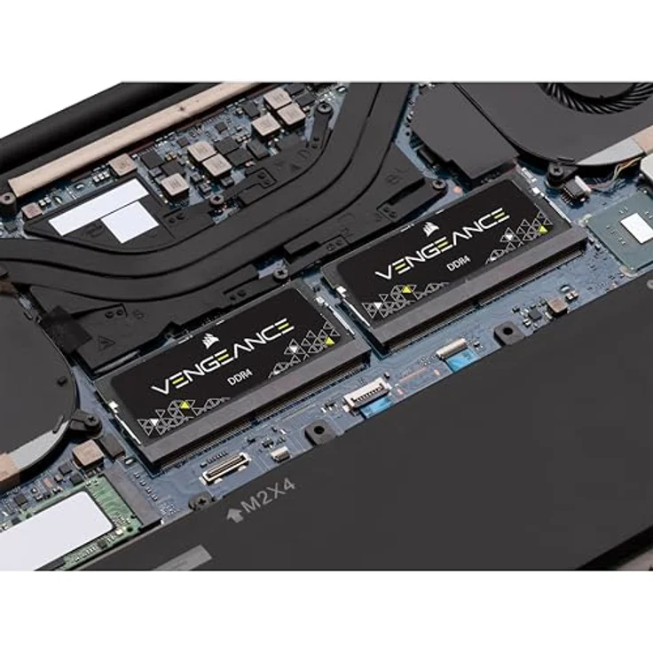 Corsair CMSX16GX4M2A2666C18 Vengeance 16GB Notebook Speicherkit (DDR4, 2666Mhz, 204 Pin, SODIMM, geeingnet für 6th Generation Intel Core i5 and i7 Notebooks ) Schwarz (2 x 8 GB) – Bild 6