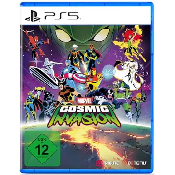 Dotemu Marvel Cosmic Invasion, PS5 Game mit 15 spielbaren Superhelden und Tag-Team-System, Retro-Grafik, Multiplayer-Modus – Bild 1