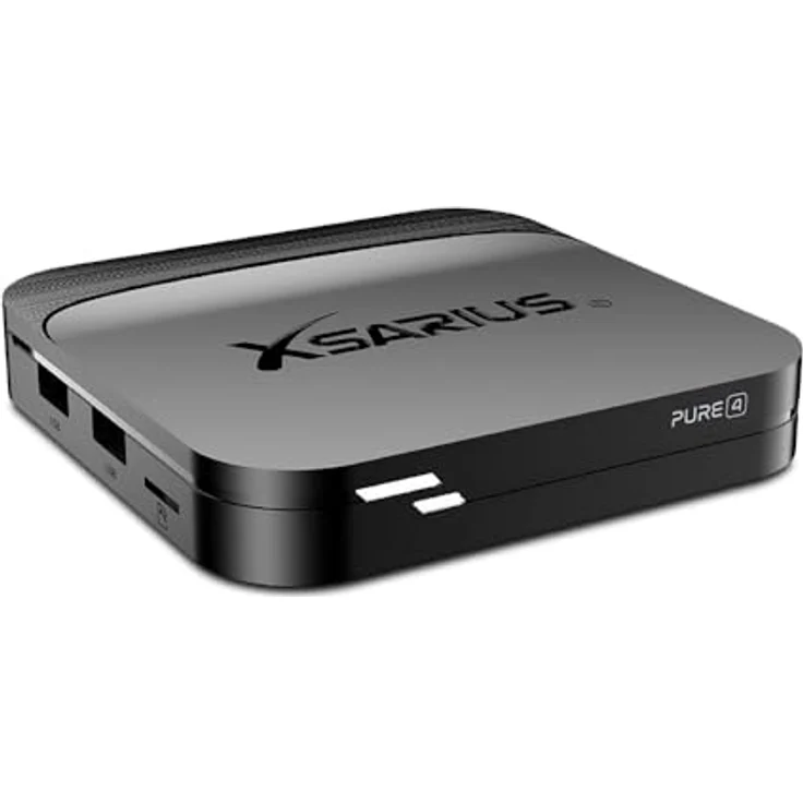 Xsarius Pure 4 4K UHD Android 14 IP-Receiver, Schwarz, Dual-WiFi, 2GB RAM, 16GB Flash, HDMI, HDR10+, Bluetooth, PremiumTV+ – Bild 5