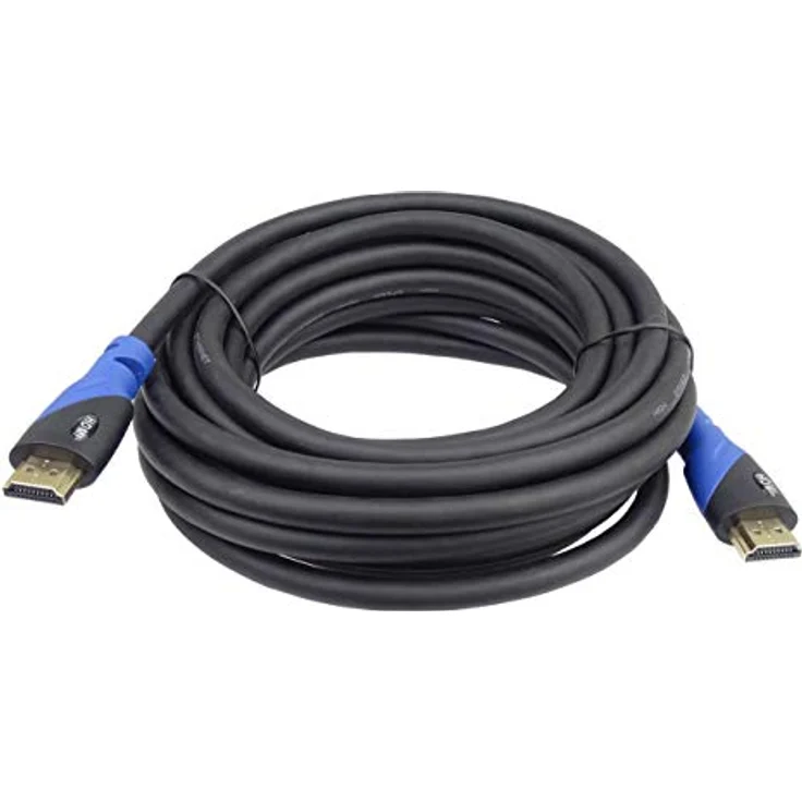 PremiumCord 4K HDMI 2.0b Kabel, Auflösung UHD 4K@60Hz 2160p , 3D, ARC, HDCP, vergoldete Stecker, schwarz-blaue PVC-Steckverbinder, Länge 2 m - Preisvergleich – Bild 2