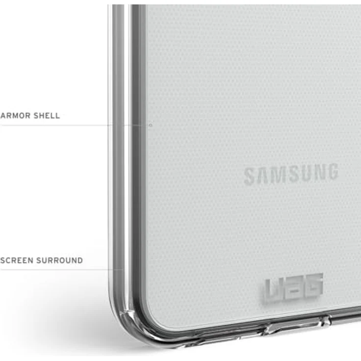 URBAN ARMOR GEAR Scout Case für Samsung Galaxy A57 5G, sturzfest nach Militärstandard, displayschutz durch erhöhten Rand, transparent – Bild 4