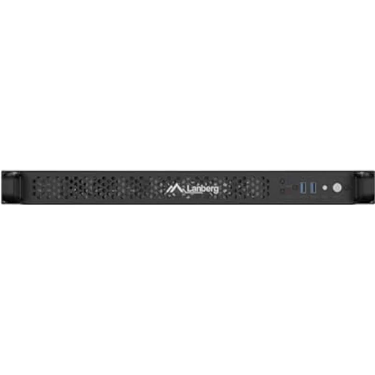 Lanberg SC01-6501-12B, 19" Rackmount Server Gehäuse für E-ATX und SSI EEB-Boards, 1U, 4 Laufwerkseinschübe, 8 PWM-Lüfter, verzinkter Stahl – Bild 2