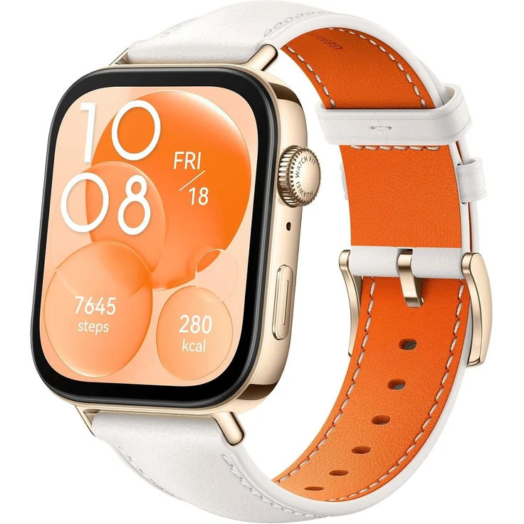 HUAWEI Watch Fit 3, Smartwatch mit Bluetooth-Anrufen, GPS, AMOLED Display, Fitness- und Gesundheitsfunktionen, kompatibel mit iOS & Android, wasserdicht, Schwarz