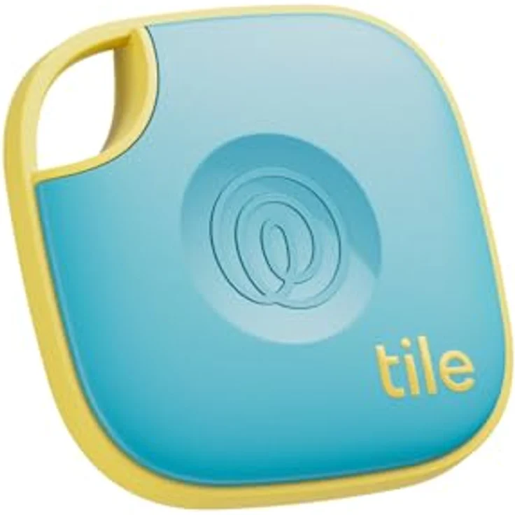 Tile by Life360 Mate (2024) Bluetooth-Tracker, Schlüssel- und Gegenstandsfinder, iOS- & Android-kompatibel, 1er-Pack (Aqua Lemon) – Bild 1