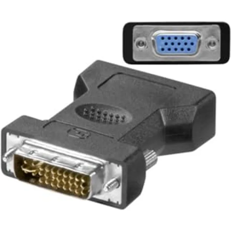 Adapter VGA-Buchse an DVI 24+5 Stecker, Good Connections (VGA-DVI)