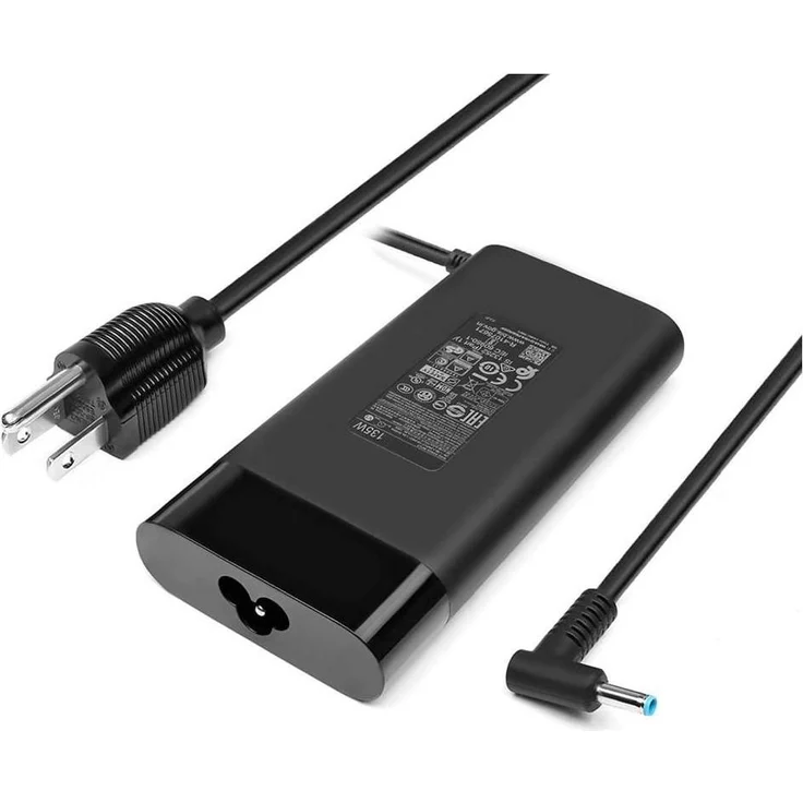 HP AC Adapter Slim (135 W), Notebook Netzteil für HP-Notebooks, Schwarz