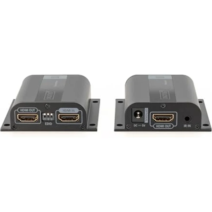 DIGITUS Professional DS-55100-1 - HDMI Extender - Full HD - Set (Sender-Empfänger) - nur 1 Netzteil erforderlich - bis zu 50 m Reichweite - Patchkabel (Cat 6, Cat 6A, Cat 7) - schwarz – Bild 6