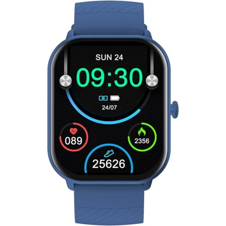 Denver Smartwatch SWC-187BU blau, Bluetooth Smart Watch mit Gesundheitssensoren und AMOLED Full Touch-Display – Bild 5