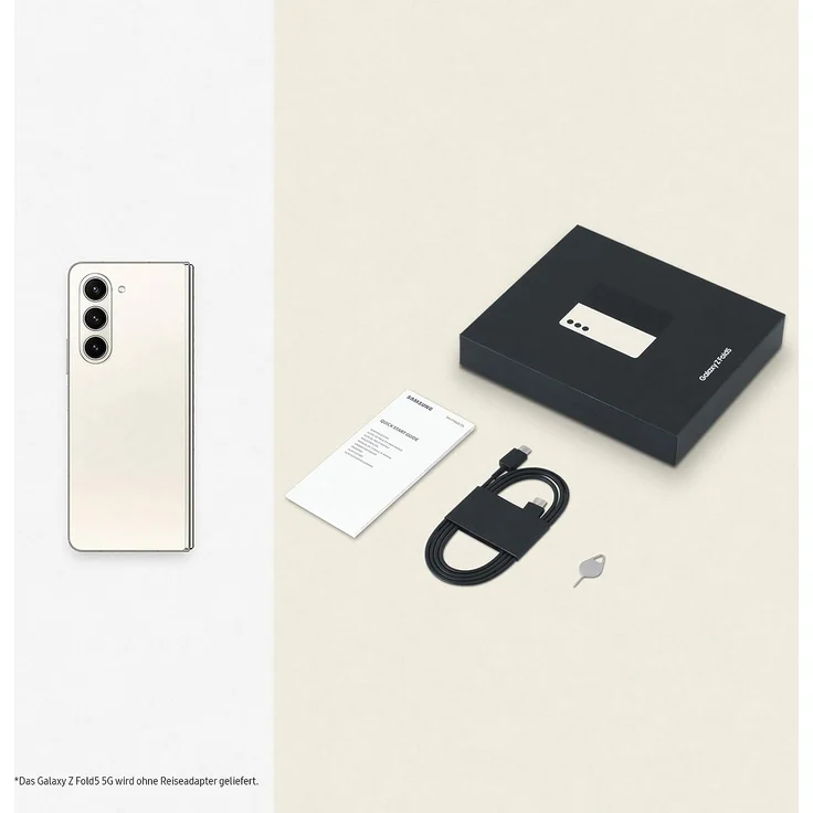 Samsung Galaxy Z Fold5 256GB Cream – Bild 2