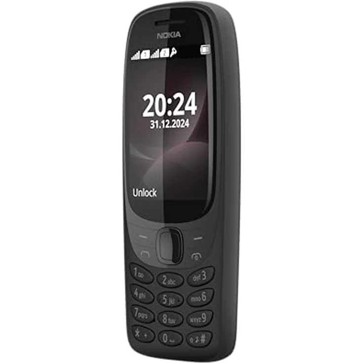 Nokia 6310 (2024) Dual-Sim Smartphone, robust, 1450-mAh-Akku, schwarz – Bild 2