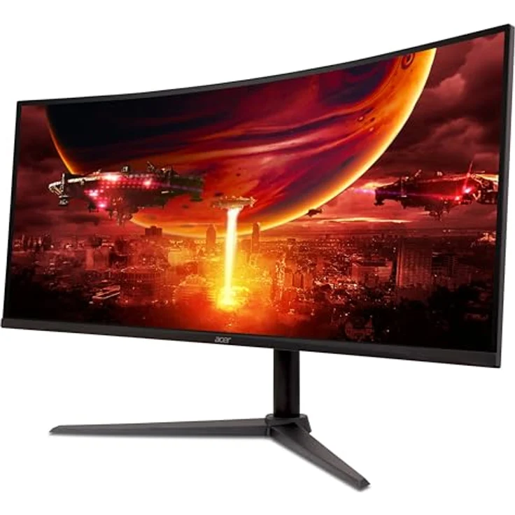 Acer Nitro XZ342CU V3, 34 Zoll Gaming Monitor UWQHD, VA, 180Hz DP, Curved, FreeSync Premium, höhenverstellbar – Bild 3
