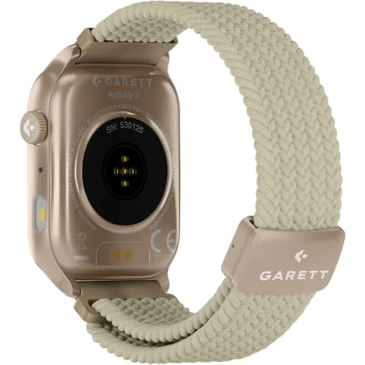 Garett GRC Activity 3, Smartwatch für Herren und Frauen, Beige – Bild 5