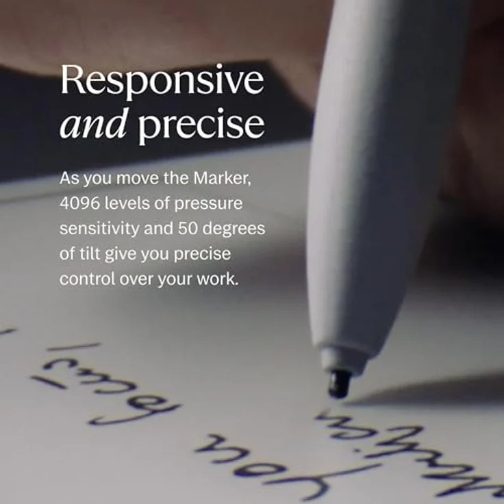 Remarkable Remarkable Marker, Tilt and pressure sensitive, magnetisch, schwarz - Preisvergleich – Bild 2