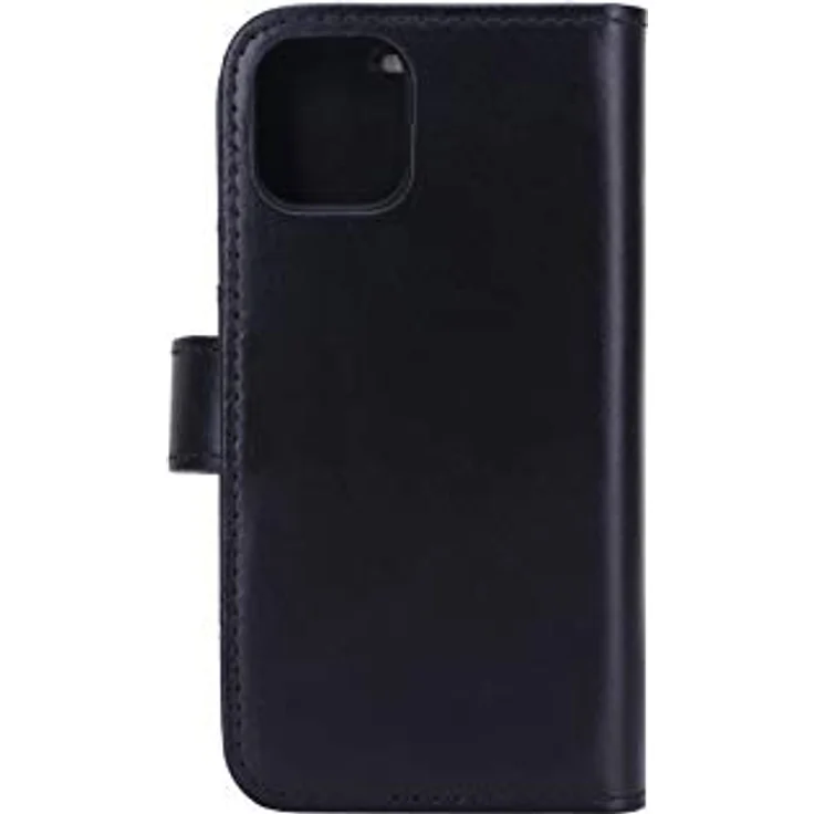RadiCover - Radiationprotected Mobilewallet Leder iPhone 12 Mini Exclusive 2in1 Magnetcover - Schwarz – Bild 2