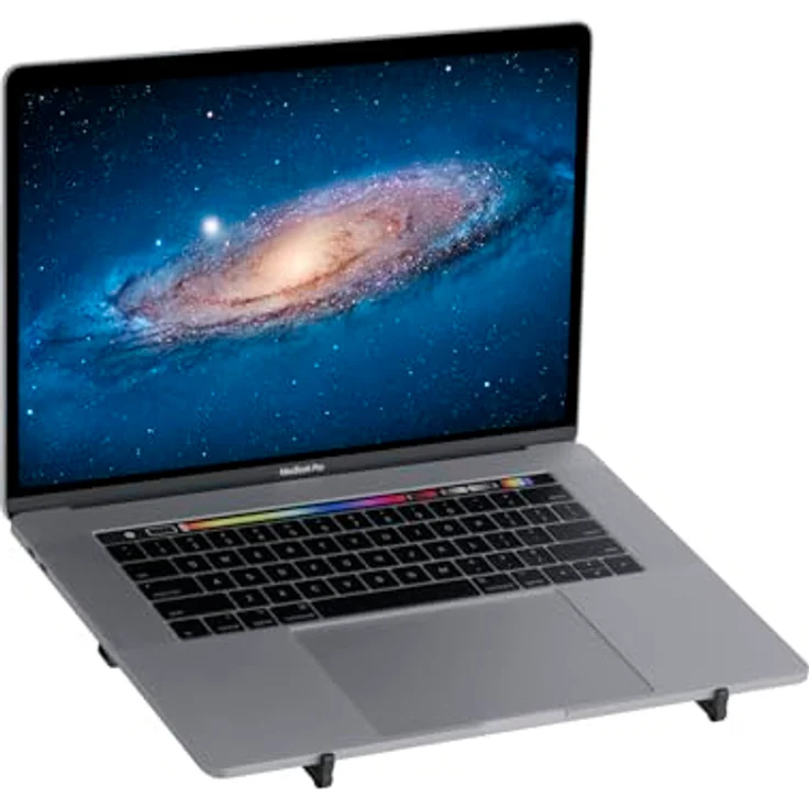 Rain Design mBar Pro, tragbarer klappbarer Laptopständer aus Aluminium, schwarz, erhöht um 7,6 cm, inkl. Tragetasche – Bild 5