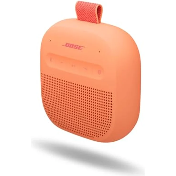 Bose SoundLink Micro (2. Gen.), tragbarer Bluetooth-Lautsprecher mit 12 Stunden Akkulaufzeit, wasserdicht und staubdicht, Pfirsichfarbener Sonnenuntergang – Bild 4