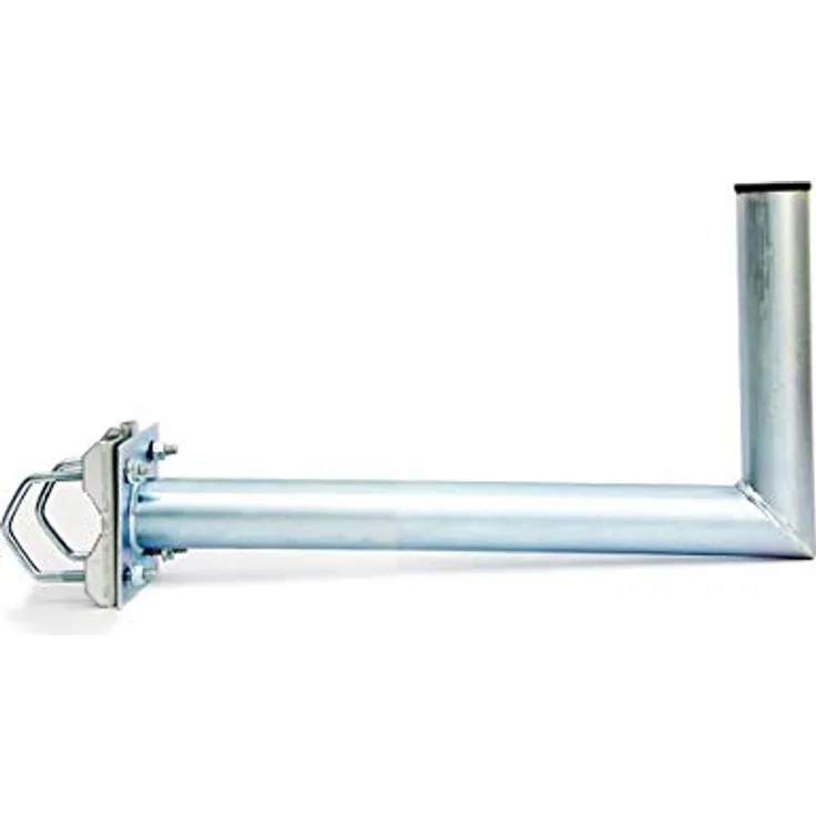 Premium X Balkonausleger 55cm Stahl Geländerhalter Balkonhalter SAT-Antenne Mast-Ausleger Halterung für Satellitenschüssel