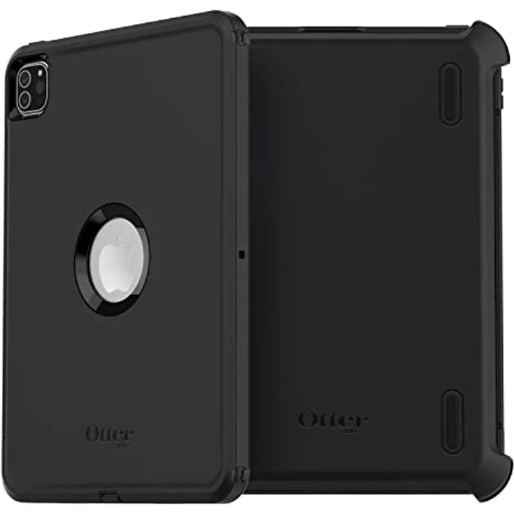 OtterBox Defender Hülle für iPad Pro 11" (1. gen/2. gen/3. gen/4. gen), Schutzhülle mit integriertem Displayschutz, 2x nach Militärstandard getestet, Schwarz, Keine Einzelhandelsverpackung – Bild 1