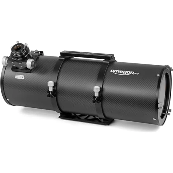Omegon Teleskop Pro Astrograph Carbon OTA 203/800, Carbonfasertubus, stabiler R&P-Fokussierer 1:10 Untersetzung – Bild 2