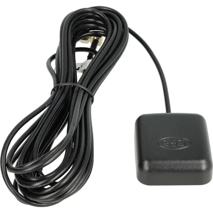vhbw GPS Antenne für Auto mit SMA-Anschluss, 5m Kabel und Magnetfuß, schwarz – Bild 2