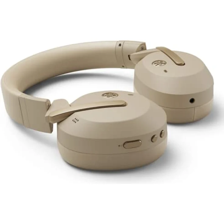 Yamaha YH-E700B kabellose Over-Ear Kopfhörer in Beige – Bild 5