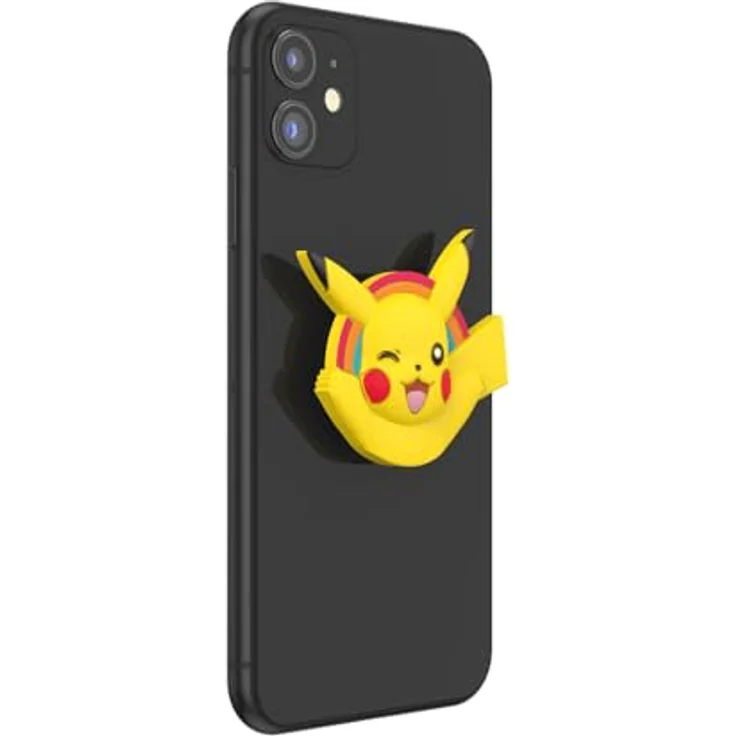 PopSockets PopOut Pikachu, Telefongriff mit expandierendem Ständer, Anti-Drop, kompatibel mit iPhone und Samsung – Bild 3