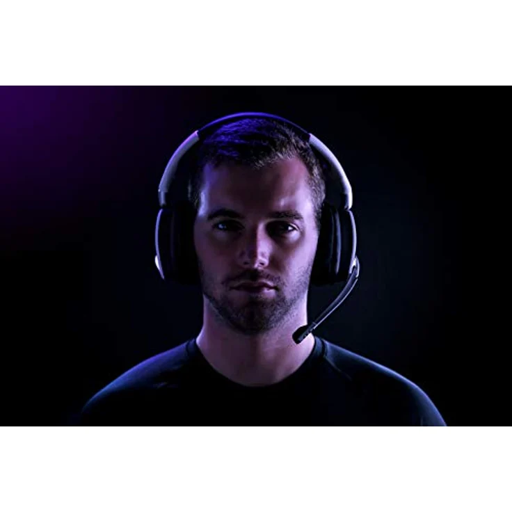 Corsair Void Elite RGB Wireless Gaming Headset (7.1 Surround Sound, Ultraniedrige Latenz, 12 Meter Reichweite, Omnidirektionales Mikrofon, iCUE RGB-Beleuchtung, für PC und PS4) weiss – Bild 2