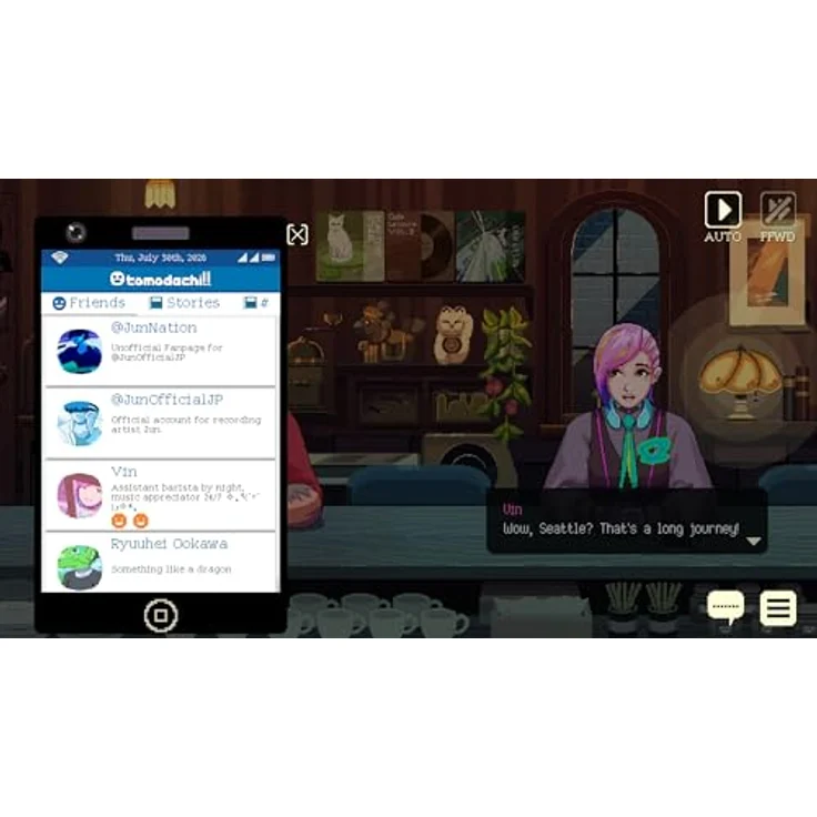 PM STUDIOS Coffee Talk Tokyo - Visual Novel Spiel für Nintendo Switch 2 mit Lo-Fi-Soundtrack und exklusivem Poster – Bild 12