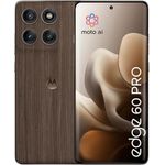 Motorola Edge 60 Pro, Smartphone 512GB, 6,67 Zoll Super-HD-Display, Dual-SIM, Holz, Android™ 15, EEK A