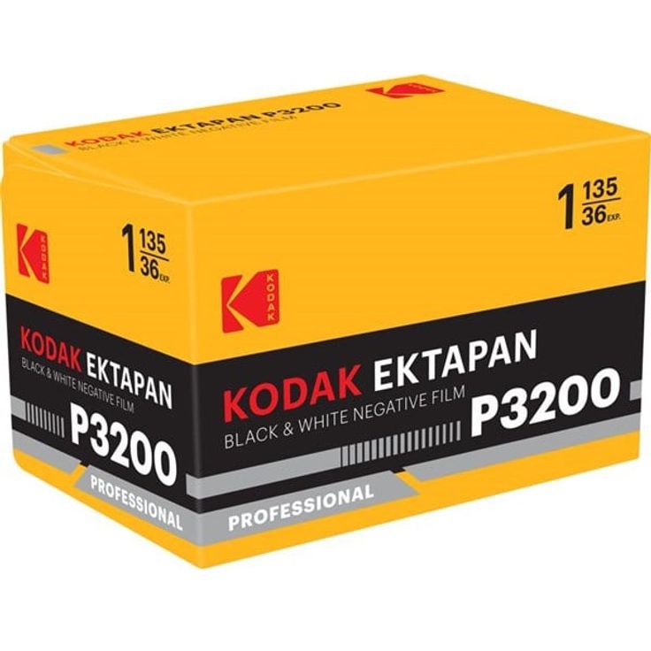 KODAK Eastman Ektapan P3200, Panchromatischer Schwarzweiß-Negativfilm für ISO 3200, 135-format, 36 Exposures