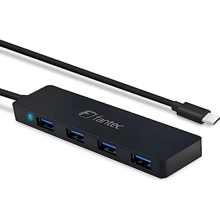 FANTEC 2569 UMP-4U31-C Universal 4X USB HUB mit USB Stecker Typ-C