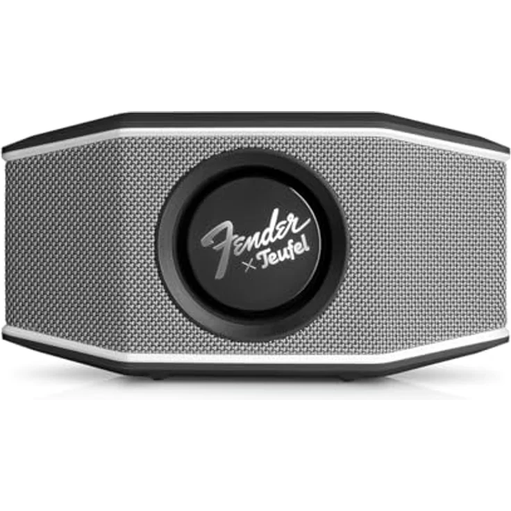 Teufel Fender x ROCKSTER GO 2 Stereo-Set Bluetooth Speaker - Tragbarer Lautsprecher mit Langer Akkulaufzeit (28 h), Wasserdicht IP67, Wireless Musikstreaming, Outdoor - Steel Black (Schwarz) – Bild 2