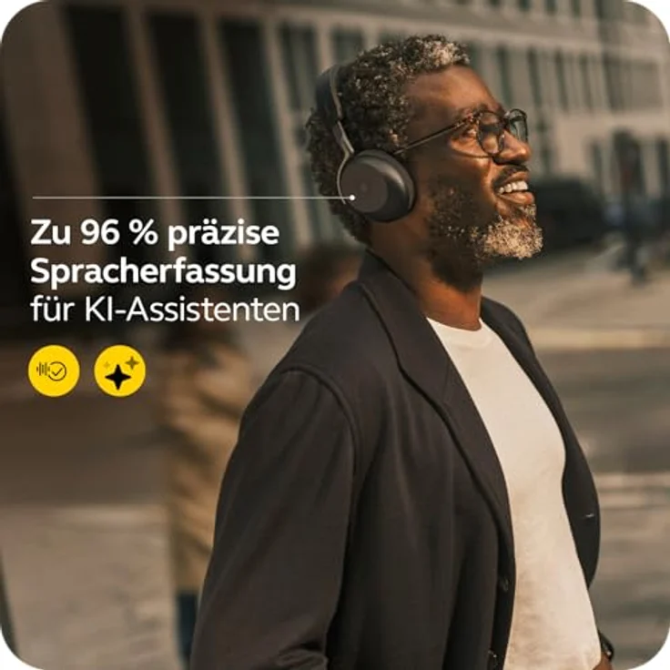 Jabra Evolve3 75, schnurloses Stereo Headset mit Bluetooth und USB-A, zertifiziert für Microsoft Teams, adaptive Geräuschunterdrückung, 110 Stunden Akkulaufzeit – Bild 11
