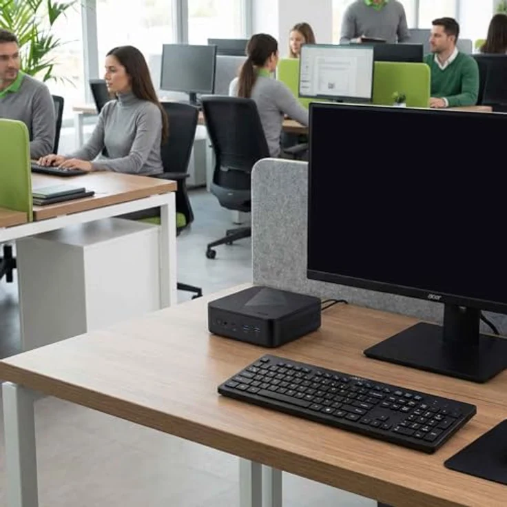 Acer Veriton NUC, Mini-PC mit Intel® N100, 32 GB RAM, 2 TB SSD, Schwarz, Windows 11 Pro & Office 2024 Pro – Bild 8