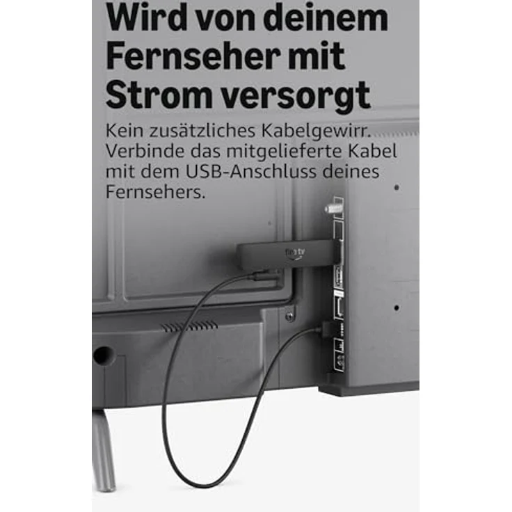 AMAZON Fire TV Stick HD (2026 Release), Streaming 8 GB, Full HD, Alexa-Sprachfernbedienung, Schwarz – Bild 2