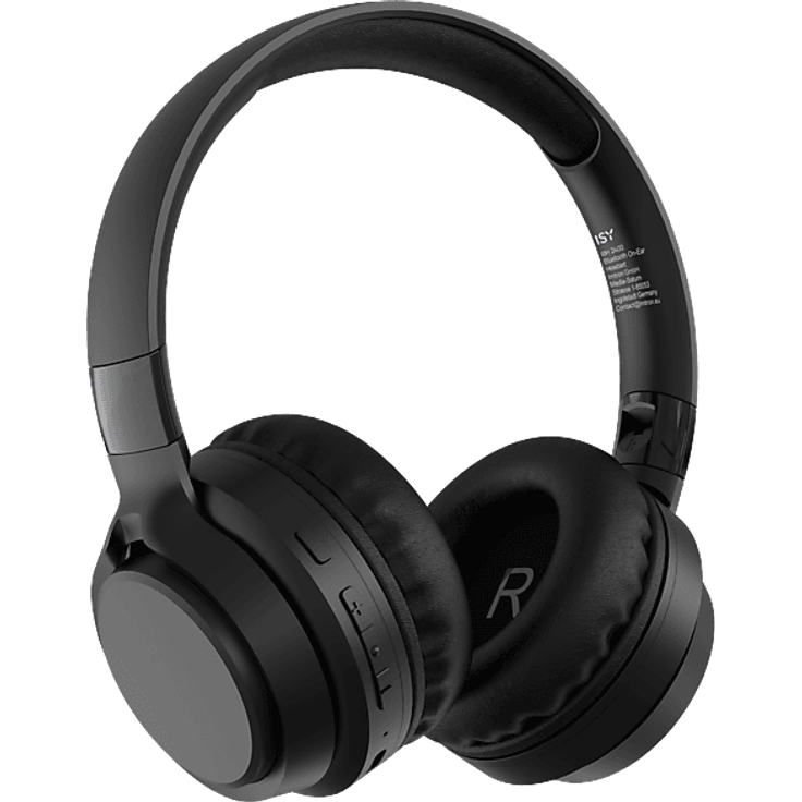 ISY IBH-2400-BK, On-ear Bluetooth Kopfhörer mit klarer Klangqualität, Schwarz