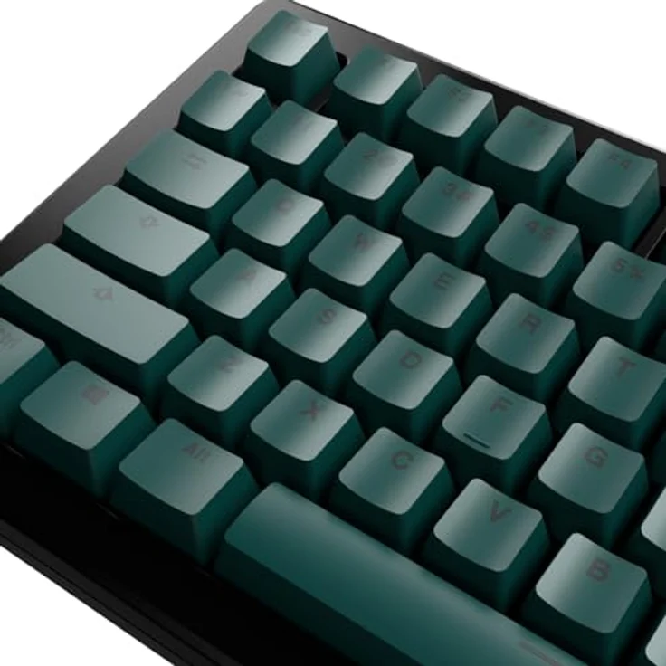 Glorious GPBT Basics Keycaps, ANSI Layout (US), PBT, Doubleshot - Totem Green – Bild 6