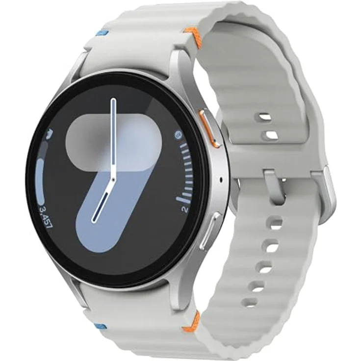 Samsung Galaxy Watch 7 Smartwatch, Fitness-Uhr, Aktivitätstracker, 44mm, Bluetooth, Silver – Bild 1