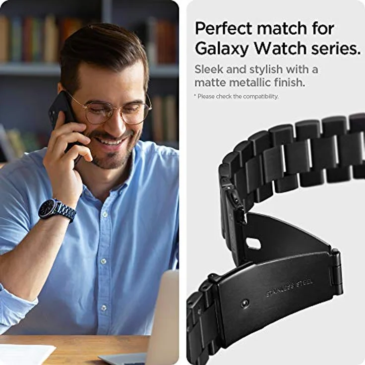 SPIGEN Band für Smartwatches Modern Fit Band Black – Bild 5