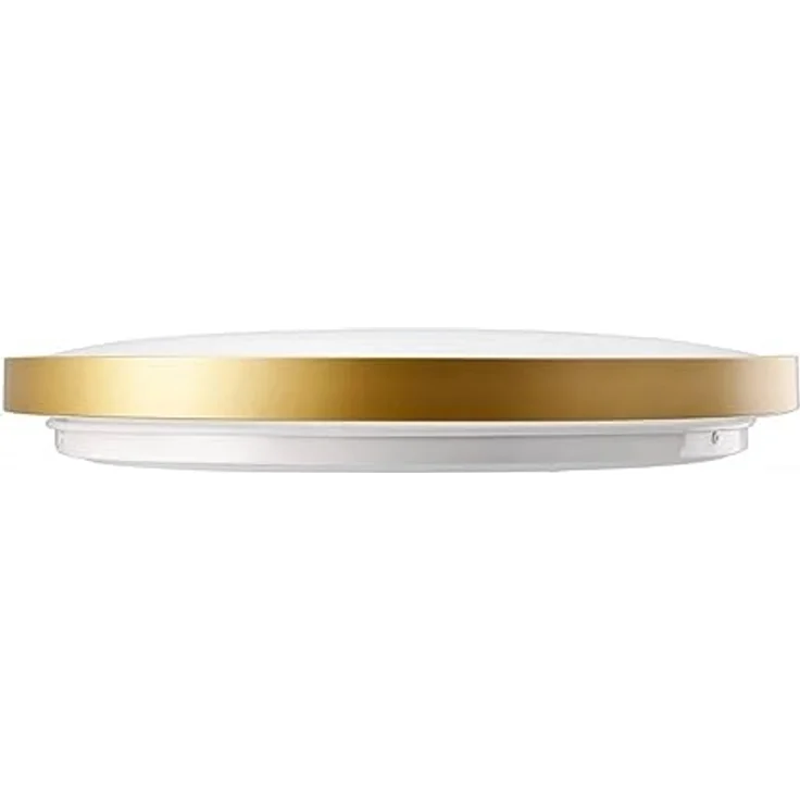 ENERGMiX 32 Watt LED Deckenleuchte IP54 für innen und außen in gold rund|400 x 60mm (B. x H.)|Warmweiß|2560 Lumen – Bild 2