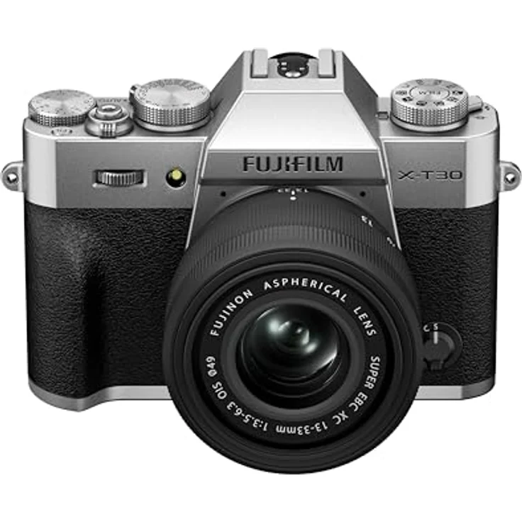 Fujifilm X-T30 III, Systemkamera mit X-Trans CMOS 4HR, 6,2K Videoaufnahme und 13-33mm OIS Kit, Silber – Bild 2
