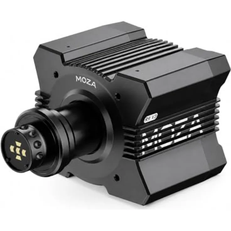 MOZA RACING R9 V3 Direct Drive Wheelbase, 9 Nm Drehmoment, präzises Force Feedback, Aluminiumgehäuse, Schwarz