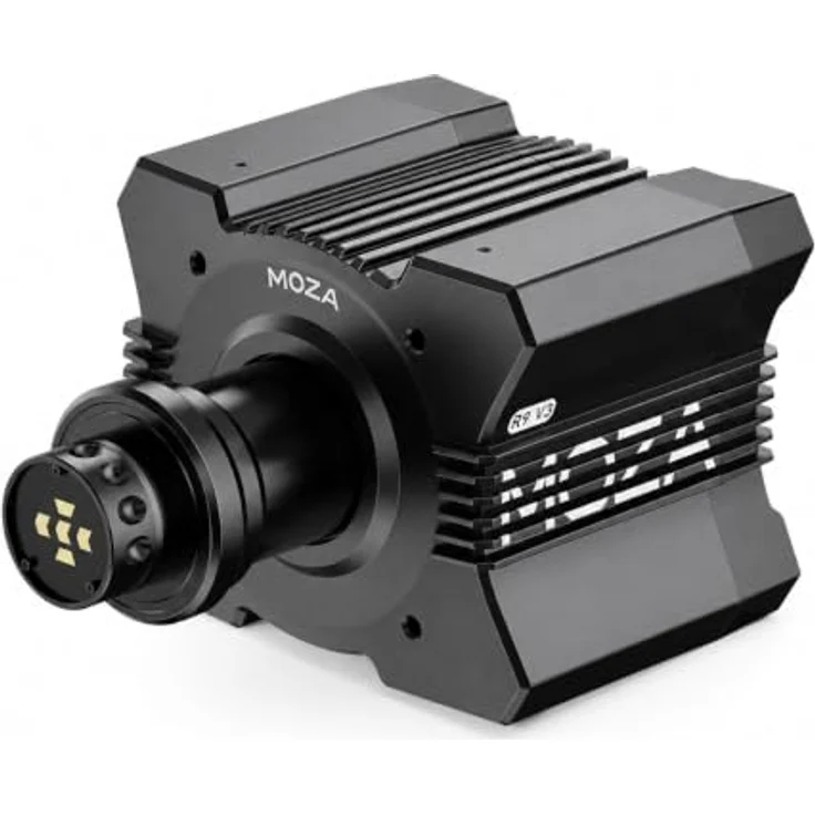 MOZA RACING R9 V3 Direct Drive Wheelbase, 9 Nm Drehmoment, präzises Force Feedback, Aluminiumgehäuse, Schwarz – Bild 1