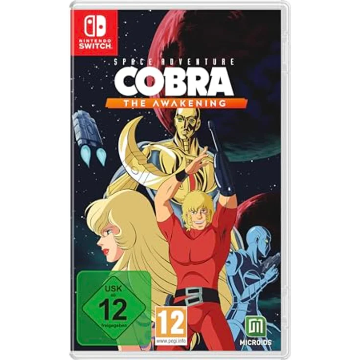 astragon/Microids Space Adventure Cobra - The Awakening, Nintendo Switch Spiel, Deutsche Version, Action-Plattformer mit Psychoknarre und berüchtigten Gadgets – Bild 1