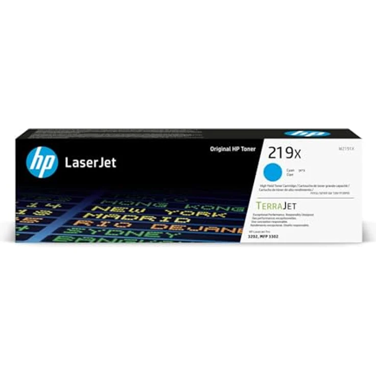 HP 219X Original Hochleistungs-Cyan Laserjet Tonerkartusche - Für hochwertige Farbdrucke und lebendige Bilder – Bild 1