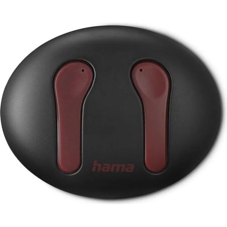 Hama Spirit Unchained In-Ear-Kopfhörer rot, Bluetooth, Environmental Noise Cancelling, Freisprechfunktion – Bild 1